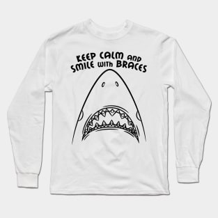 Dentist Orthodontist Shark Lover Funny Gift Women Men Boys Girls Long Sleeve T-Shirt